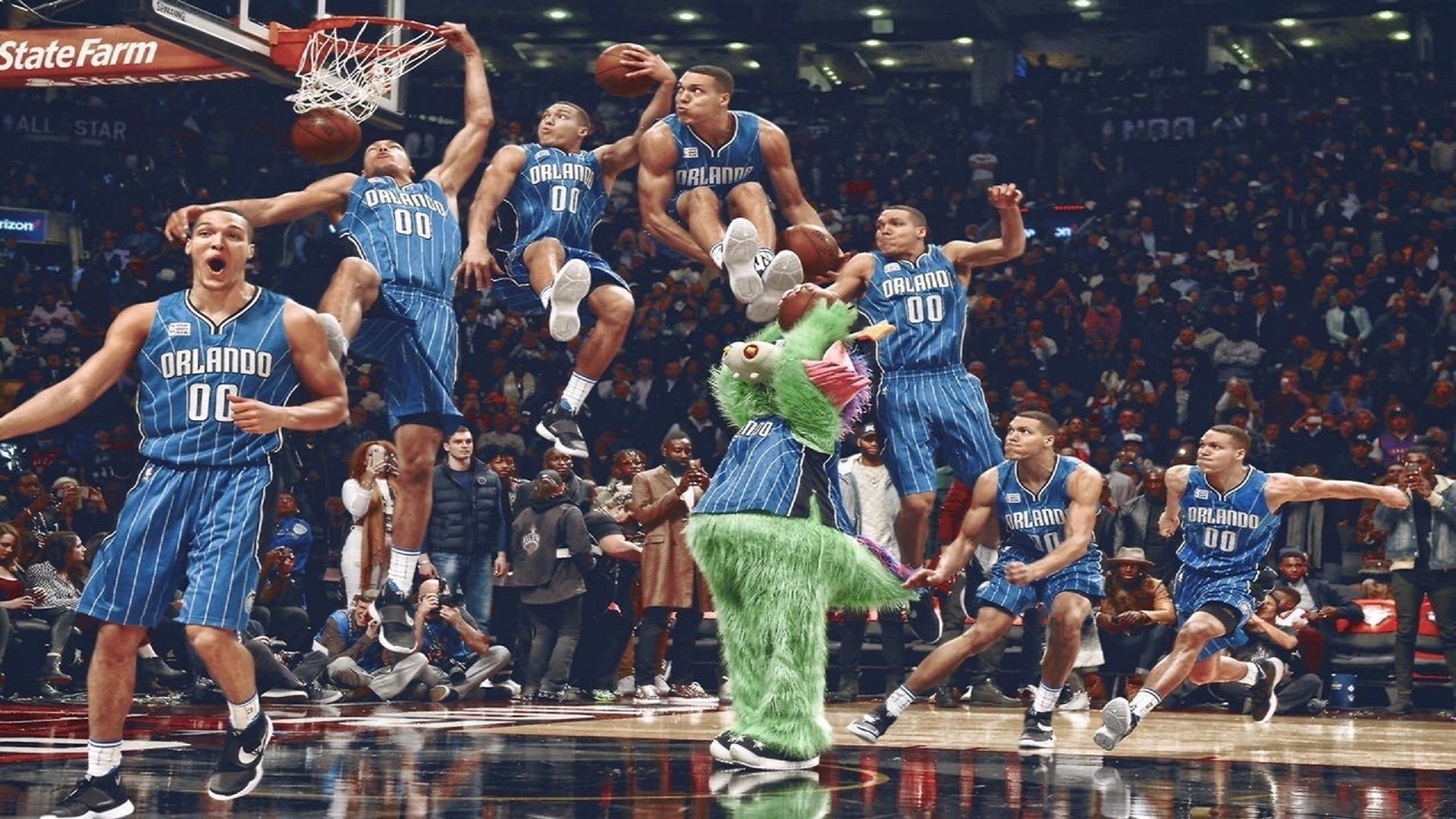 布伦森，节奏大师的魔法，奇才军团冲垮灰熊防线